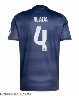 Billige Fotballdrakt Real Madrid David Alaba #4 Replika Bortedrakt 2025-26 Kortermet Billige Fotballdrakt Real Madrid David Alaba #4 Replika Bortedrakt 2025-26 Kortermet
